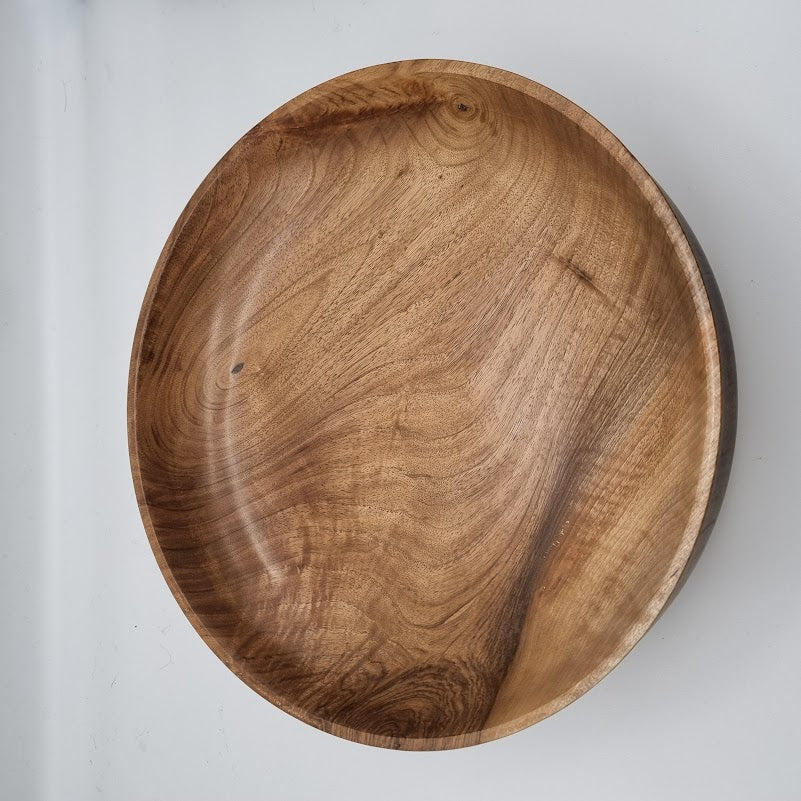 Large Walnut Fruit Bowl