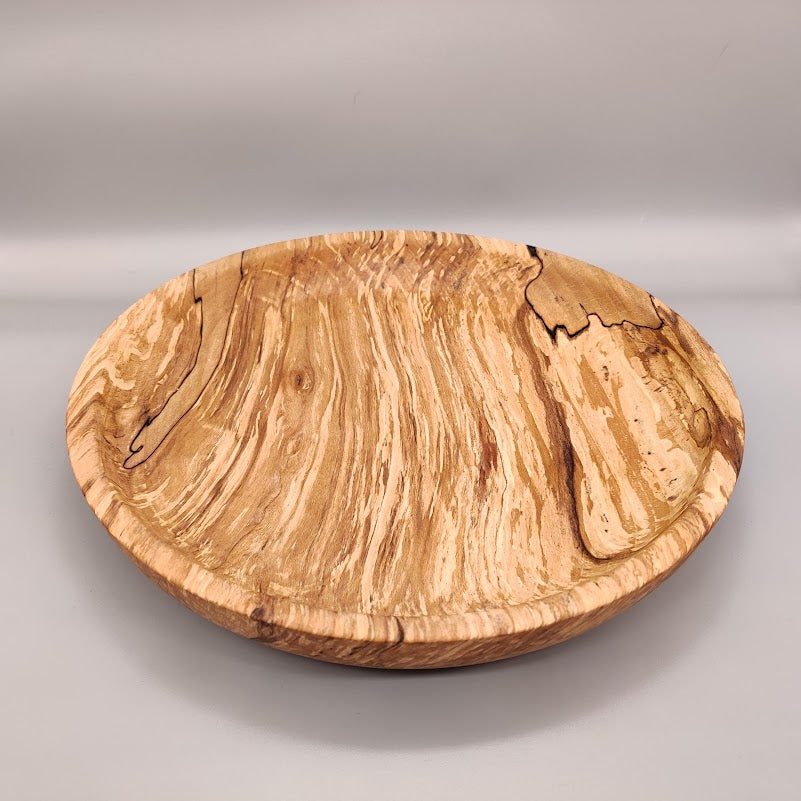 Large Spalted Beech Fruit Bowl