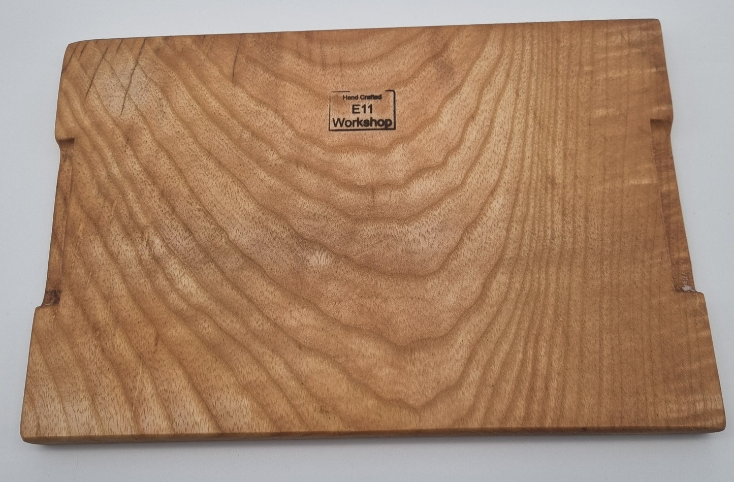 Small Ash Serving Board Back View