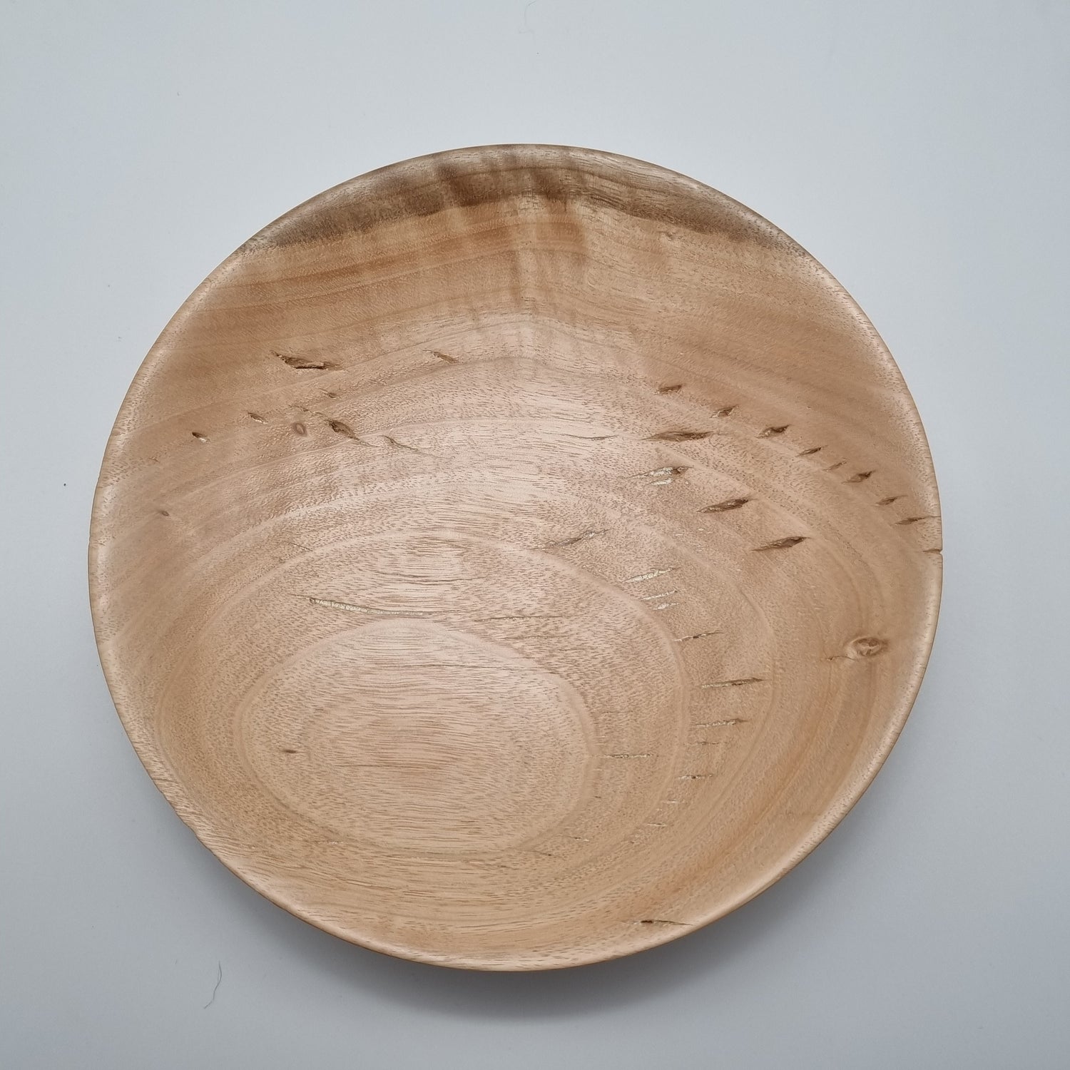 Handcrafted eucalyptus wood bowl by E11 Woodturning, made from locally sourced Leytonstone timber