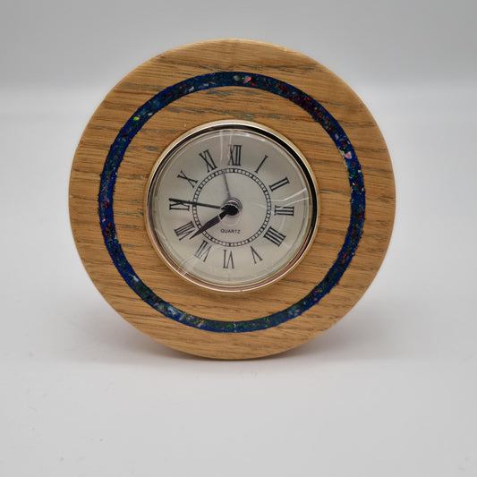 Round Inlay Clock