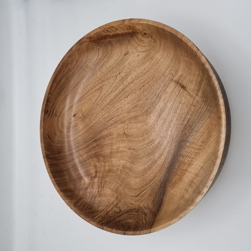 Large Walnut Fruit Bowl