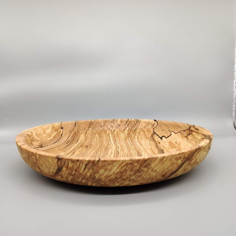 Large Spalted Beech Fruit Bowl