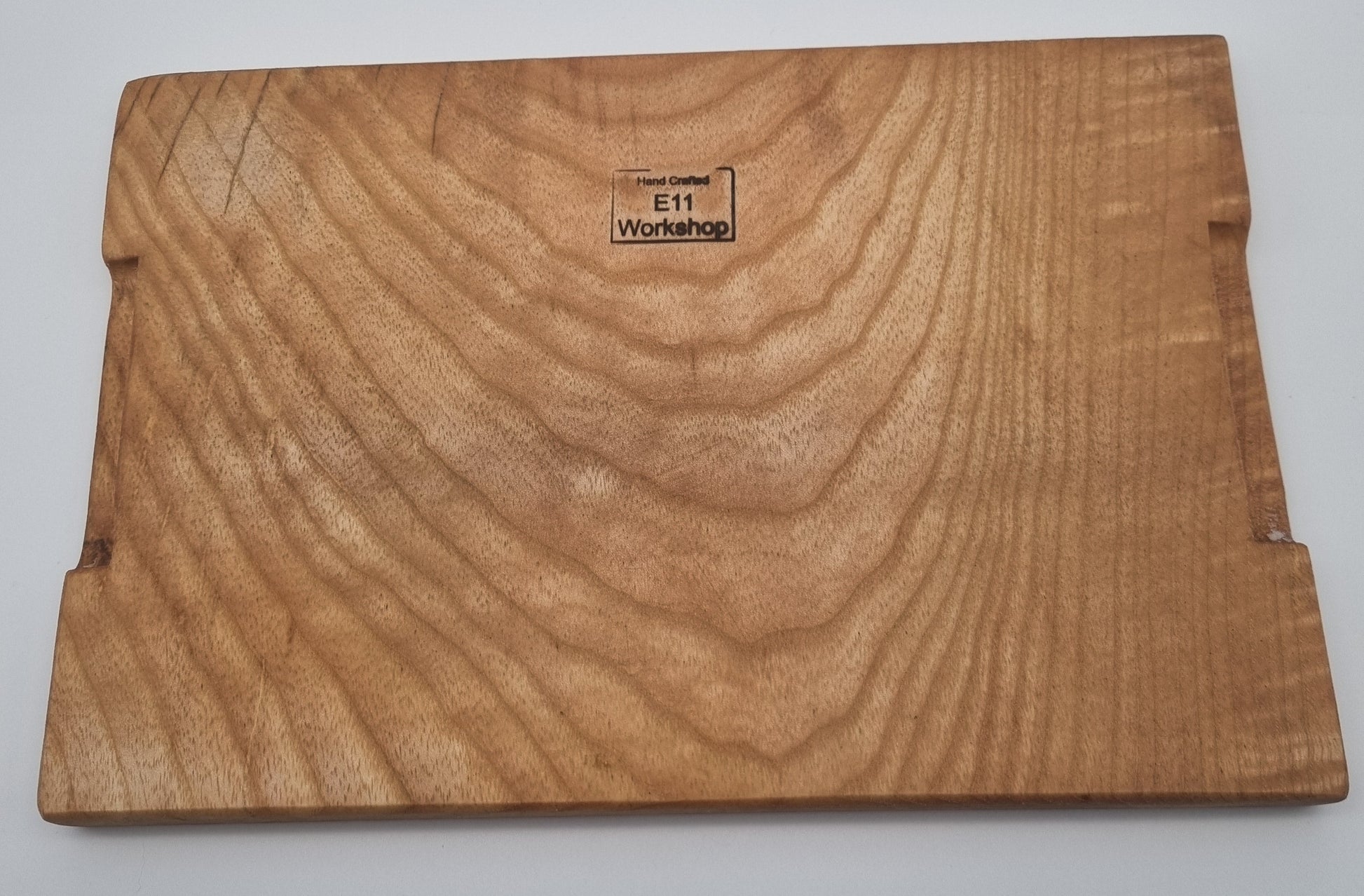 Small Ash Serving Board Back View