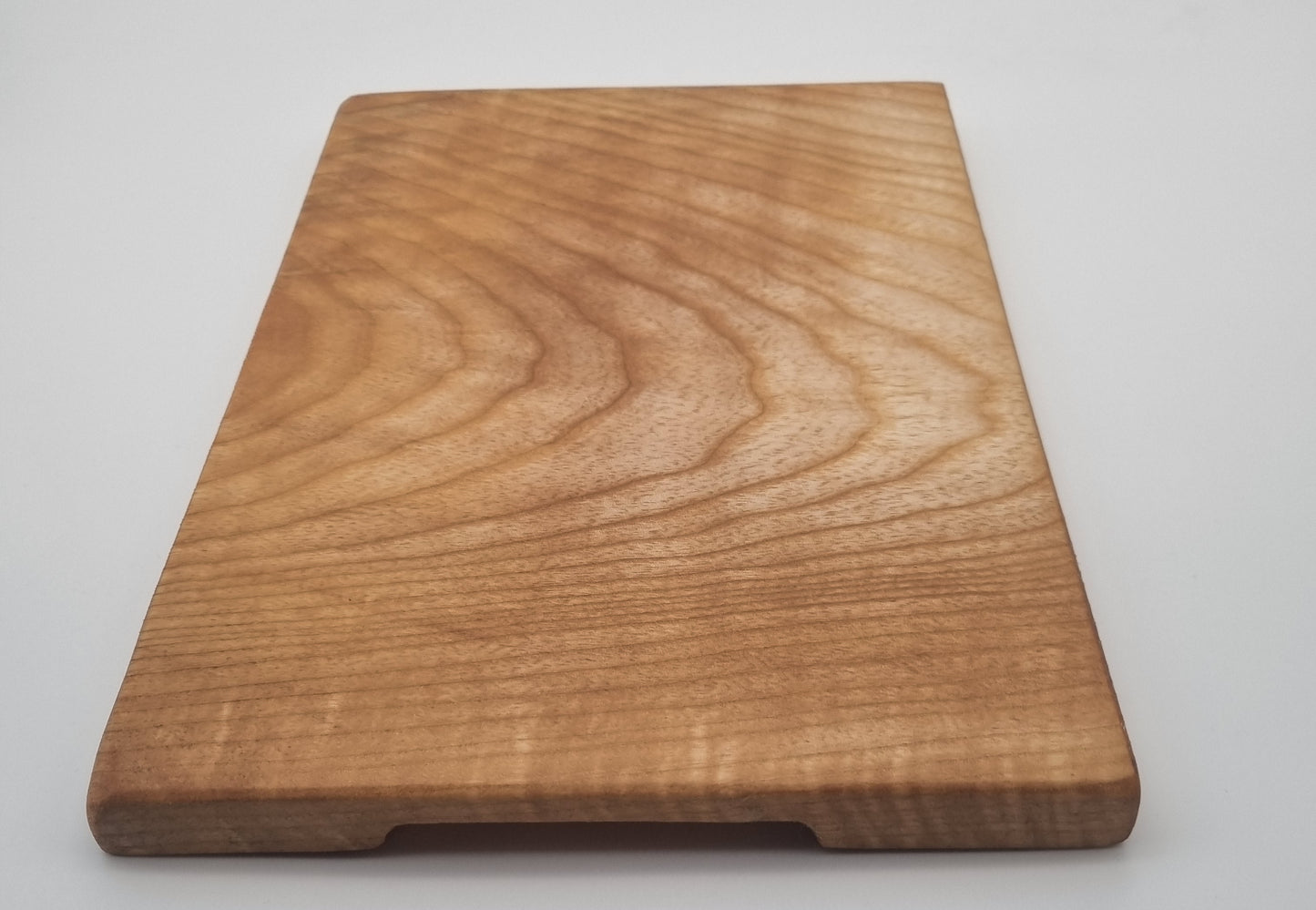 Small Ash Serving Board Design 2 side view with Handle