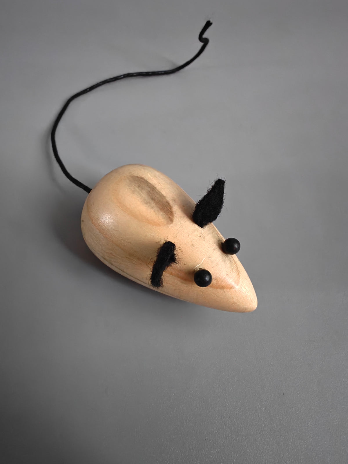 Handturned Wooden Mouse Ornament