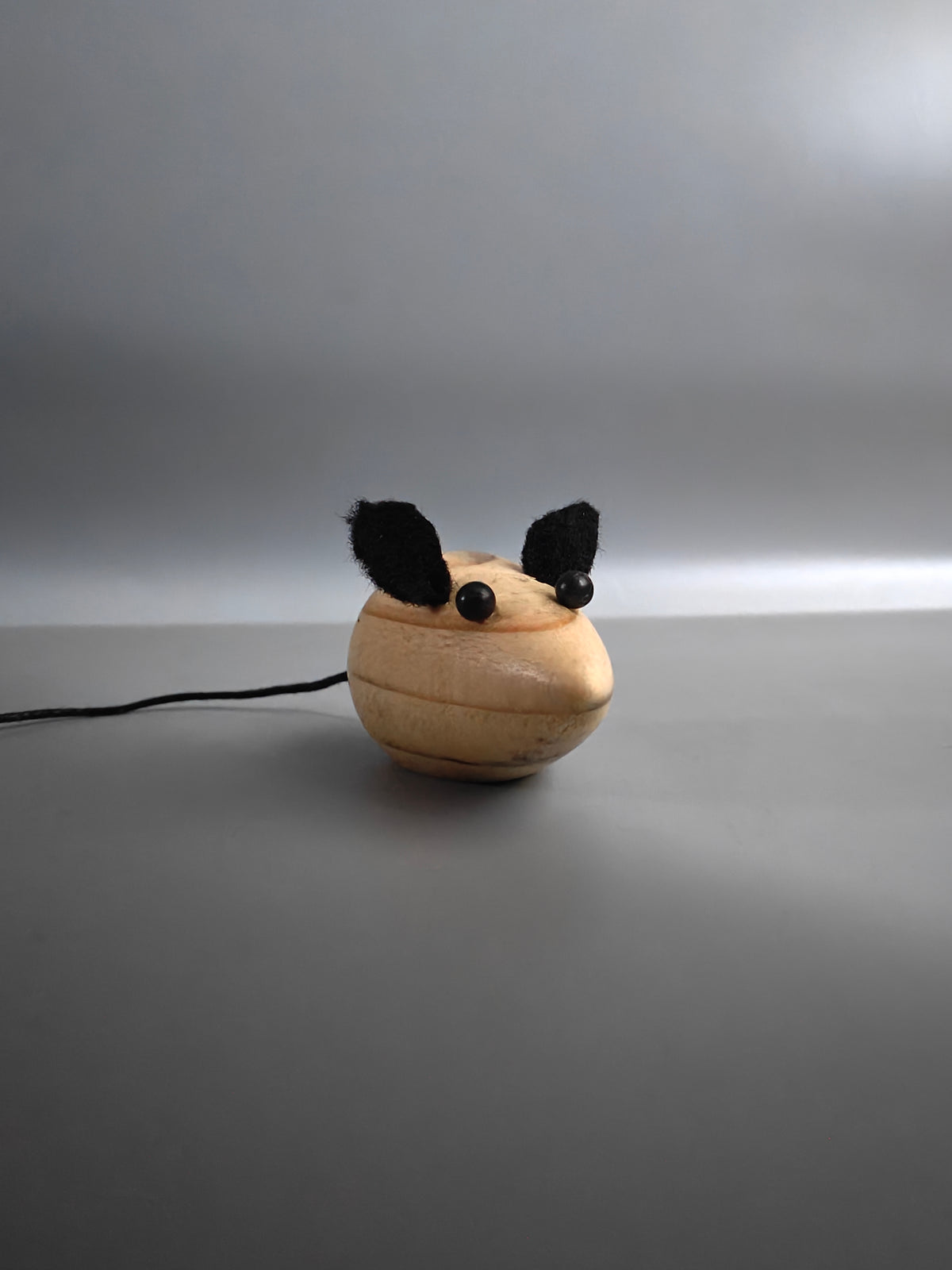Handturned Wooden Mouse Ornament